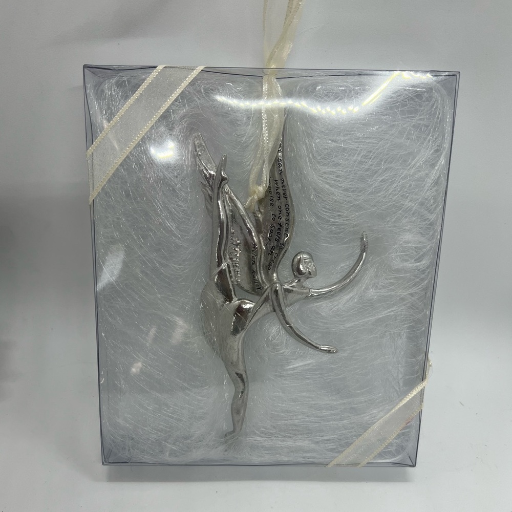 Serenity Angel in Ballet Pose Helen Keller Quote Inspirational Ornament NWOT - Picture 3 of 8